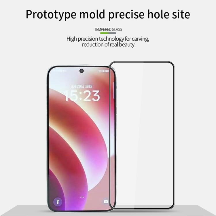 For OPPO Find X8 PINWUYO 9H 3D Full Screen Explosion-proof Tempered Glass Film(Black)