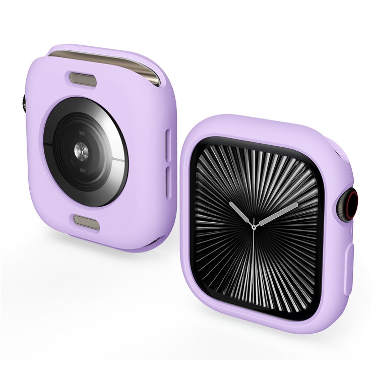 For Apple Watch Series 10 46mm ENKAY Hat-Prince Candy Color TPU Watch Case(Purple)