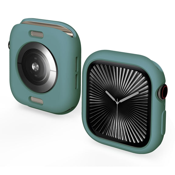 For Apple Watch Series 10 42mm ENKAY Hat-Prince Candy Color TPU Watch Case(Green)
