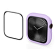 For Apple Watch Series 10 46mm ENKAY Hat-Prince 2 in 1 Candy Color TPU Watch Case with Full Coverage PMMA Soft Film(Purple) - free shipping - PMc TechLife - Order now!