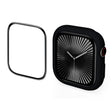 For Apple Watch Series 10 42mm ENKAY Hat-Prince 2 in 1 Candy Color TPU Watch Case with Full Coverage PMMA Soft Film(Black) - free shipping - PMc TechLife - Order now!
