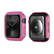 For Apple Watch Series 10 42mm ENKAY Hat-Prince Solid Color PC Watch Case Shockproof Cover(Rose)