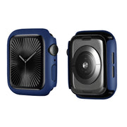For Apple Watch Series 10 42mm ENKAY Hat-Prince Solid Color PC Watch Case Shockproof Cover(Dark Blue)