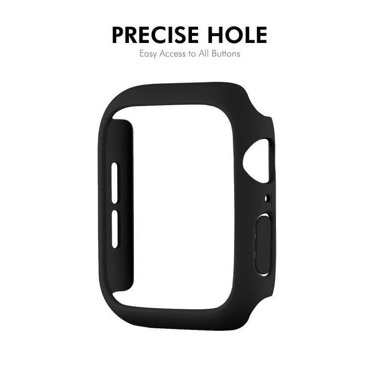 For Apple Watch Series 10 46mm ENKAY Hat-Prince Solid Color PC Watch Case Shockproof Cover(Light Grey)