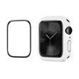 For Apple Watch Series 10 46mm ENKAY Hat-Prince 2 in 1 Solid Color PC Watch Case with Full Coverage PMMA Soft Film(White) - free shipping - PMc TechLife - Order now!