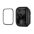For Apple Watch Series 10 46mm ENKAY Hat-Prince 2 in 1 Solid Color PC Watch Case with Full Coverage PMMA Soft Film(Black) - free shipping - PMc TechLife - Order now!