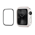 For Apple Watch Series 10 46mm ENKAY Hat-Prince 2 in 1 Solid Color PC Watch Case with Full Coverage PMMA Soft Film(Silver) - free shipping - PMc TechLife - Order now!