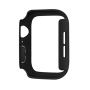 For Apple Watch Series 10 42mm ENKAY Hat-Prince 2 in 1 Solid Color PC Watch Case with Full Coverage PMMA Soft Film(Dark Blue)