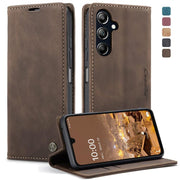 For Samsung Galaxy A16 5G CaseMe 013 Multifunctional Horizontal Flip Leather Phone Case(Coffee)