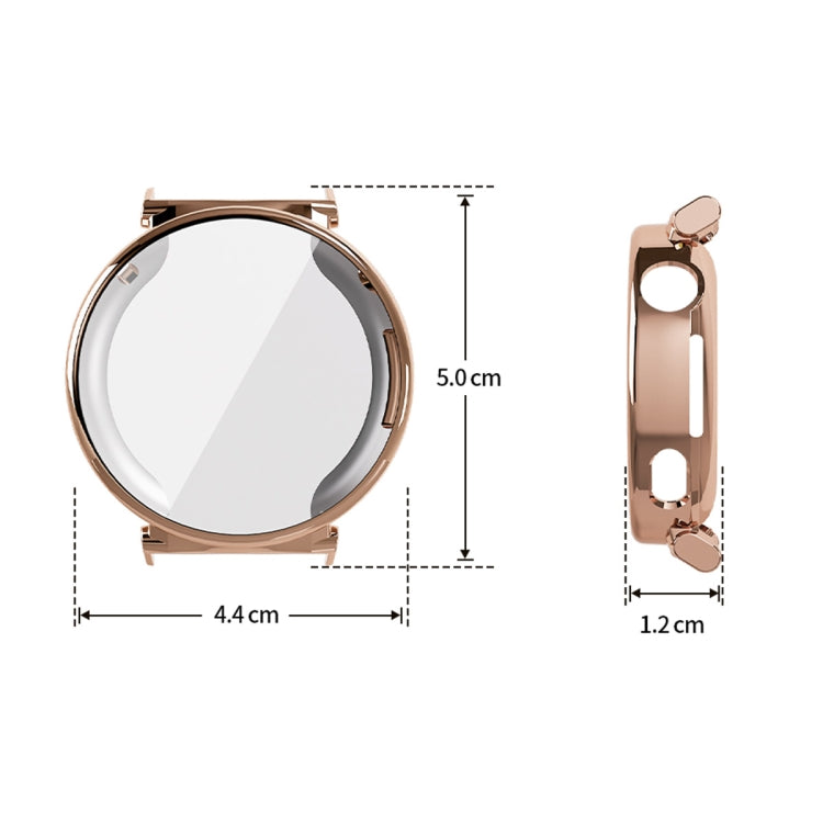 For Huawei Watch GT 5 41mm ENKAY Hat-Prince Electroplated Soft TPU Watch Case with Screen Film(Silver)