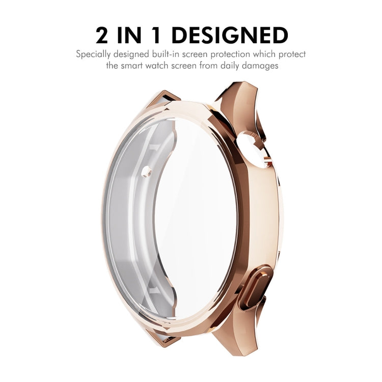 For Huawei Watch GT 5 46mm ENKAY Hat-Prince Electroplated Soft TPU Watch Case with Screen Film(Black)