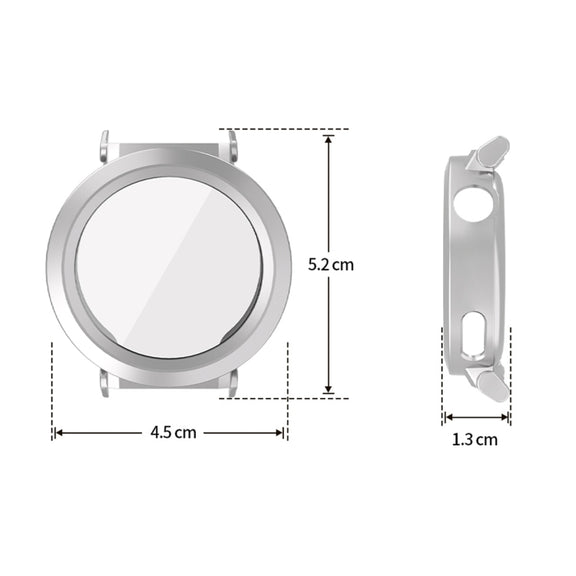 For Huawei Watch GT 5 Pro 42mm ENKAY Hat-Prince Electroplated Soft TPU Watch Case with Screen Film(Dark Blue)