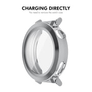 For Huawei Watch GT 5 Pro 42mm ENKAY Hat-Prince Electroplated Soft TPU Watch Case with Screen Film(Silver)