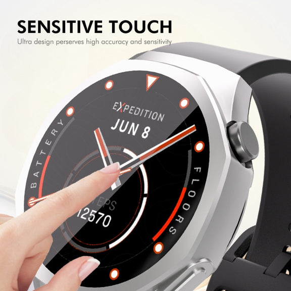 For Huawei Watch GT 5 Pro 42mm ENKAY Hat-Prince Electroplated Soft TPU Watch Case with Screen Film(Gold)