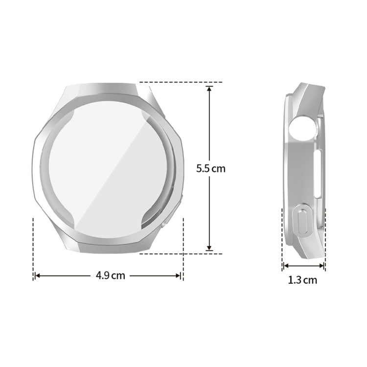 For Huawei Watch GT 5 Pro 46mm ENKAY Hat-Prince Electroplated Soft TPU Watch Case with Screen Film(Black)