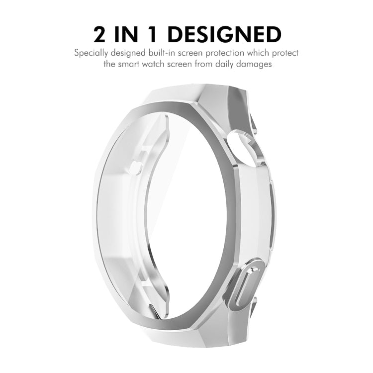 For Huawei Watch GT 5 Pro 46mm ENKAY Hat-Prince Electroplated Soft TPU Watch Case with Screen Film(Black)