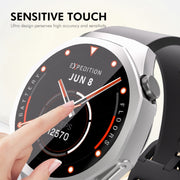 For Huawei Watch GT 5 Pro 46mm ENKAY Hat-Prince Electroplated Soft TPU Watch Case with Screen Film(Gold)
