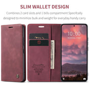 For Xiaomi 14T Pro CaseMe 013 Multifunctional Horizontal Flip Leather Phone Case(Red)