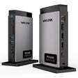 WAVLINK WL-UMD26 11 in 1 140W PD 3.1 USB-C 8K Displayport Charging Docking Station - free shipping - PMC TechLife - Order now!