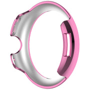 For Google Pixel Watch Diamond Electroplated PC Half Coverage Watch Protective Case(Pink)