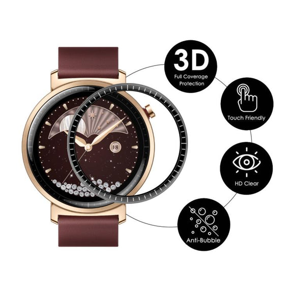 For Honor Watch Fit Elegant 5pcs ENKAY 3D Full Coverage Soft PC Edge PMMA HD Screen Film