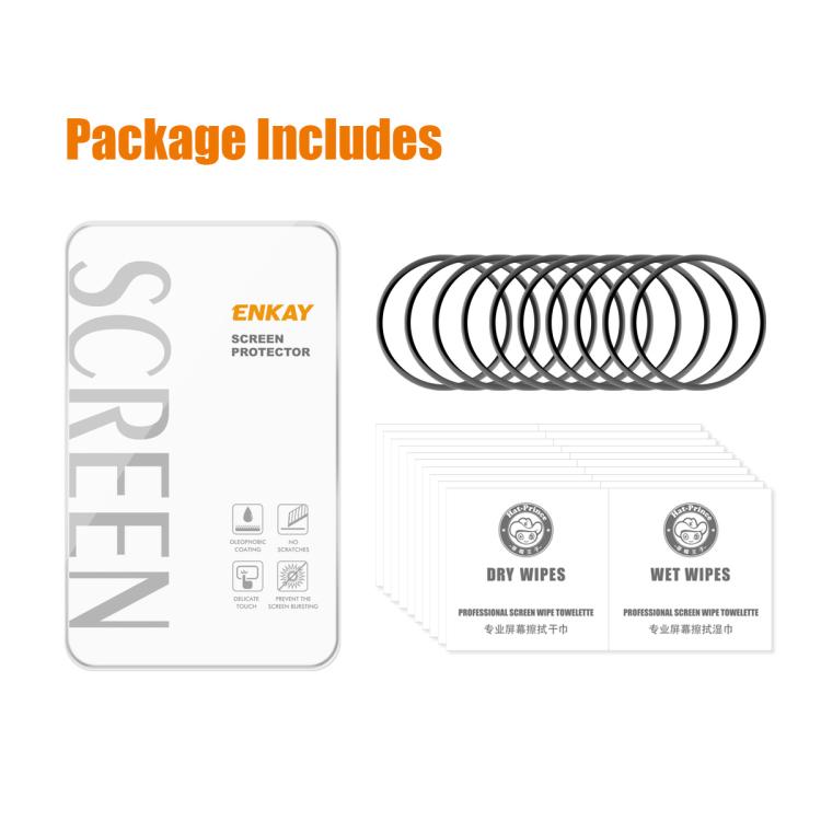 For Honor Watch Fit Vitaly 10pcs ENKAY 3D Full Coverage Soft PC Edge PMMA HD Screen Film