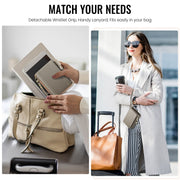 CaseMe-Me60 Multi-functional Anti-theft Swipe Passport Wallet(Grey)