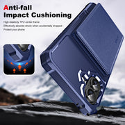 For iPhone 16 Plus ENKAY Hat-Prince Card Slot Wallet TPU Back Leather Phone Case with Lens Film(Black)