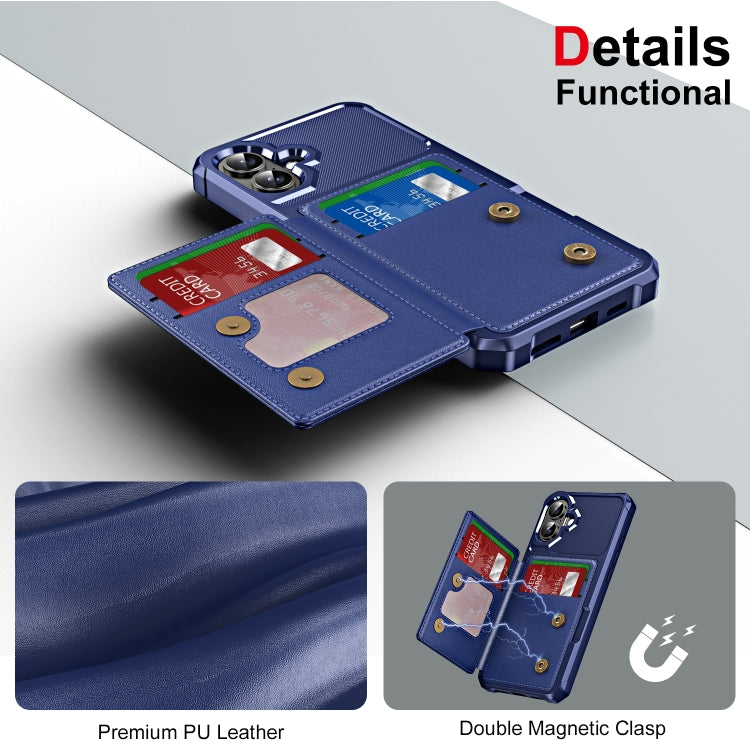 For iPhone 16 Plus ENKAY Hat-Prince Card Slot Wallet TPU Back Leather Phone Case with Lens Film(Black)