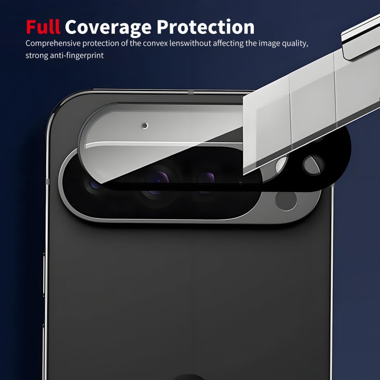 For Google Pixel 9 / 9 Pro ENKAY Hat-Prince Card Slot Wallet TPU Back Leather Phone Case with Lens Film(Black)