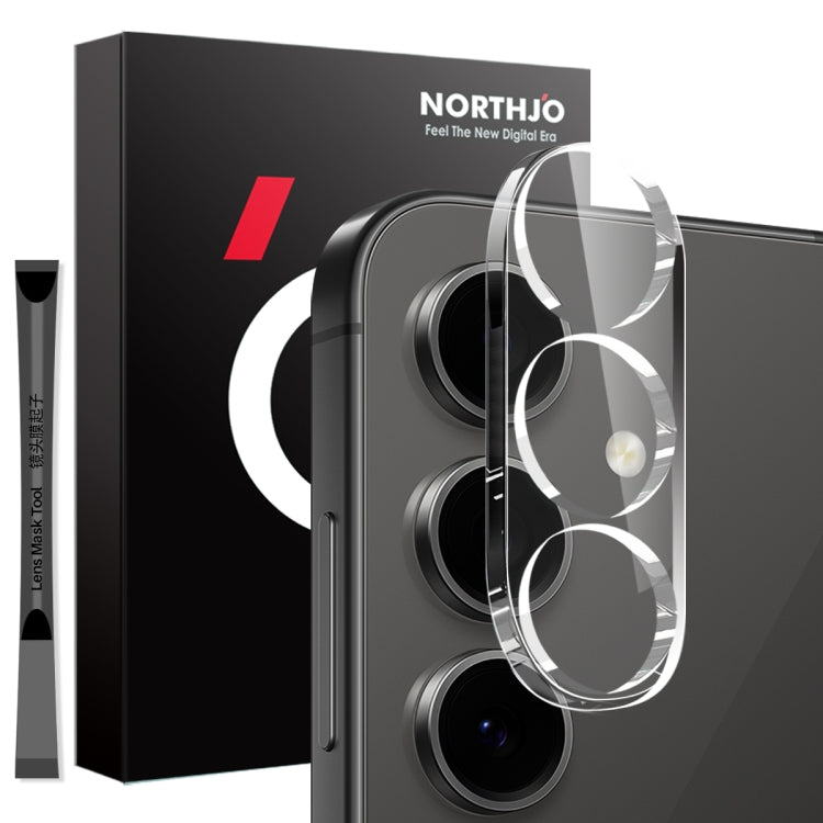 For Samsung Galaxy S25 5G NORTHJO Camera Lens Protector 3D HD Tempered Glass Film(Clear)