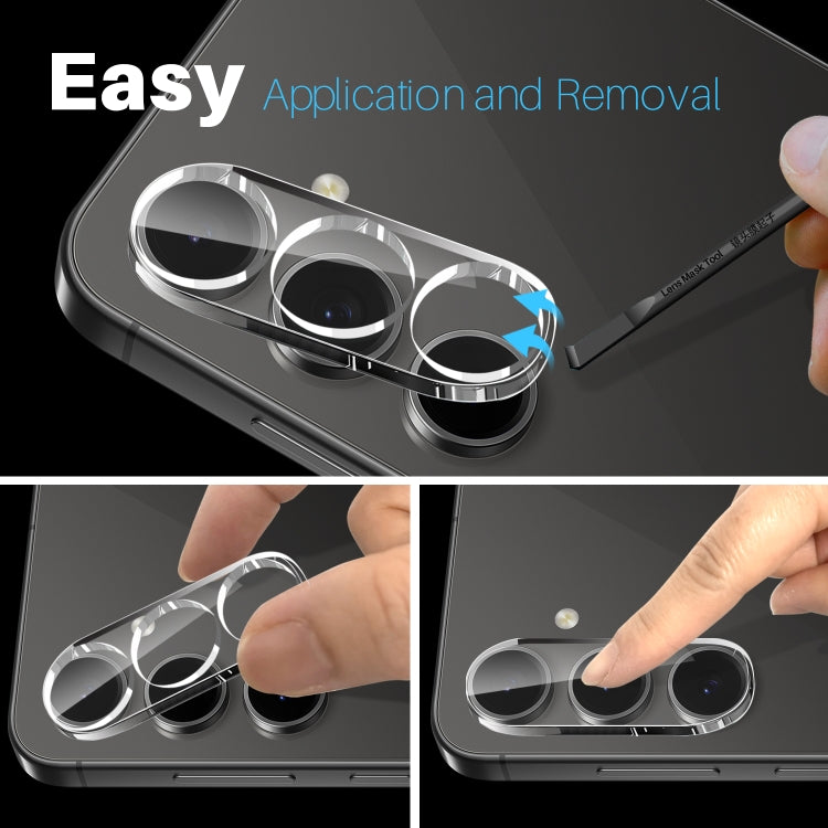 For Samsung Galaxy S25+ 5G NORTHJO Camera Lens Protector 3D HD Tempered Glass Film(Clear)