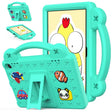 For Amazon Fire HD8 2024 / 2022 / HD8 Plus Handle Kickstand Children EVA Shockproof Tablet Case(MintGreen) - Amazon by PMC TechLife | Online Shopping South Africa | PMC TechLife | Buy Now Pay Later Mobicred