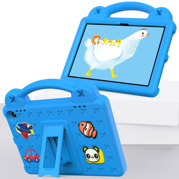 For Amazon Fire HD8 2024 / 2022 / HD8 Plus Handle Kickstand Children EVA Shockproof Tablet Case(SkyBlue)