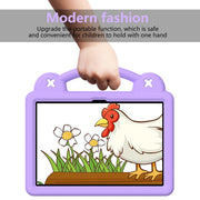 For Amazon Fire HD8 2024 / 2022 / HD8 Plus Handle Kickstand Children EVA Shockproof Tablet Case(LightPurple)