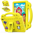 For Amazon Fire HD8 2024 / 2022 / HD8 Plus Handle Kickstand Children EVA Shockproof Tablet Case(Yellow) - Amazon by PMC TechLife | Online Shopping South Africa | PMC TechLife | Buy Now Pay Later Mobicred