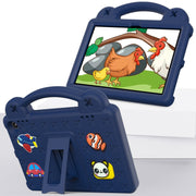 For Amazon Fire HD8 2024 / 2022 / HD8 Plus Handle Kickstand Children EVA Shockproof Tablet Case(NavyBlue)
