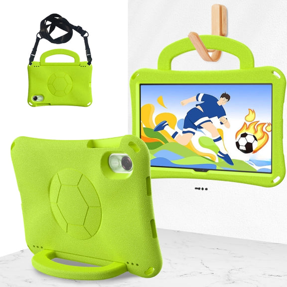 For Honor Pad X8 Pro 11.5 2023 Handle Football Shaped EVA Shockproof Tablet Case(Grass Green)