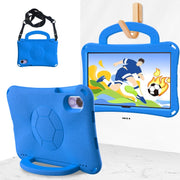 For Honor Pad X8 Pro 11.5 2023 Handle Football Shaped EVA Shockproof Tablet Case(Blue)