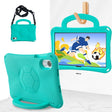 For Honor Pad X8 Pro 11.5 2023 Handle Football Shaped EVA Shockproof Tablet Case(Mint  Green) - Honor by PMC TechLife | Online Shopping South Africa | PMC TechLife | Buy Now Pay Later Mobicred