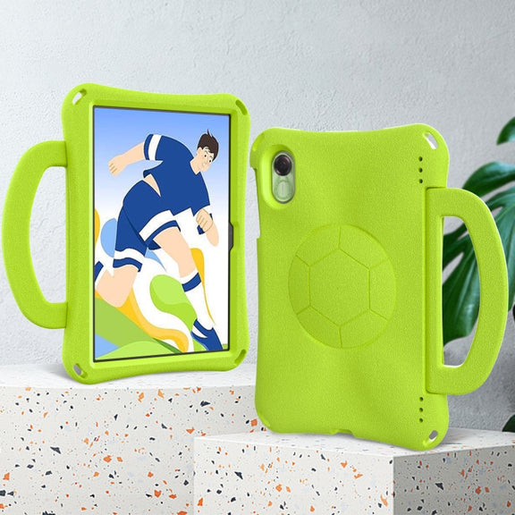 For Honor Pad X9 Handle Football Shaped EVA Shockproof Tablet Case(Grass Green)