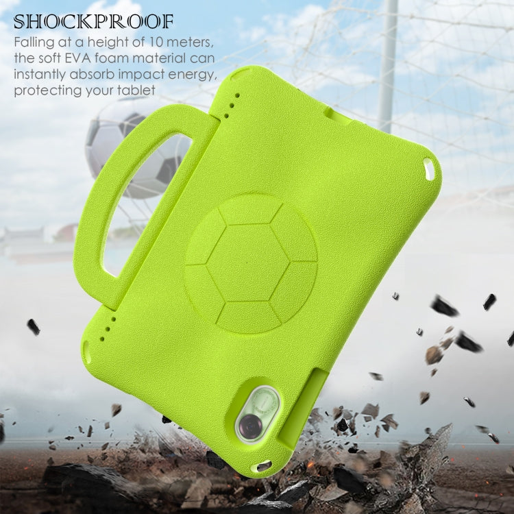 For Honor Pad X9 Handle Football Shaped EVA Shockproof Tablet Case(Grass Green)