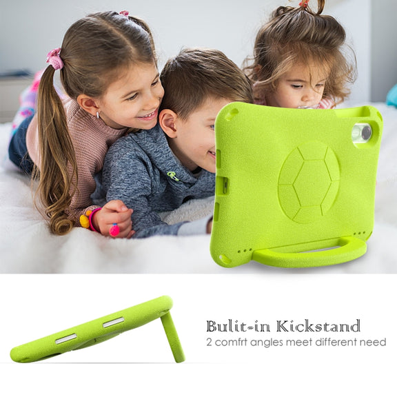 For Honor Pad X9 Handle Football Shaped EVA Shockproof Tablet Case(Grass Green)