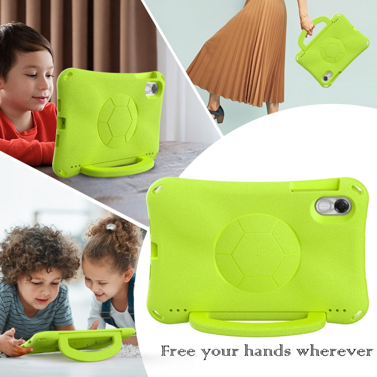 For Honor Pad X9 Handle Football Shaped EVA Shockproof Tablet Case(Grass Green)