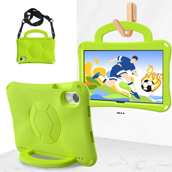For Honor Pad X9 Handle Football Shaped EVA Shockproof Tablet Case(Grass Green)