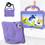 For Honor Pad X9 Handle Football Shaped EVA Shockproof Tablet Case(Light Purple)