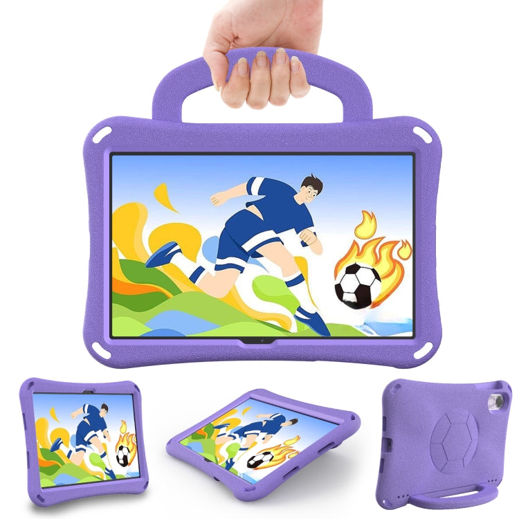 For Honor Pad X9 Handle Football Shaped EVA Shockproof Tablet Case(Light Purple)