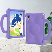 For Honor Pad X9 Handle Football Shaped EVA Shockproof Tablet Case(Light Purple)
