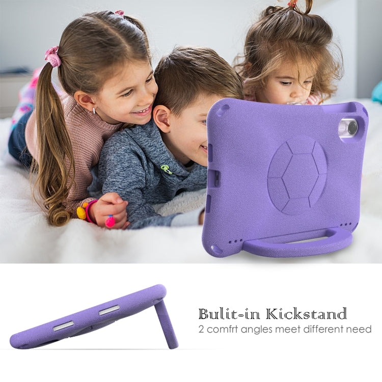 For Honor Pad X9 Handle Football Shaped EVA Shockproof Tablet Case(Light Purple)