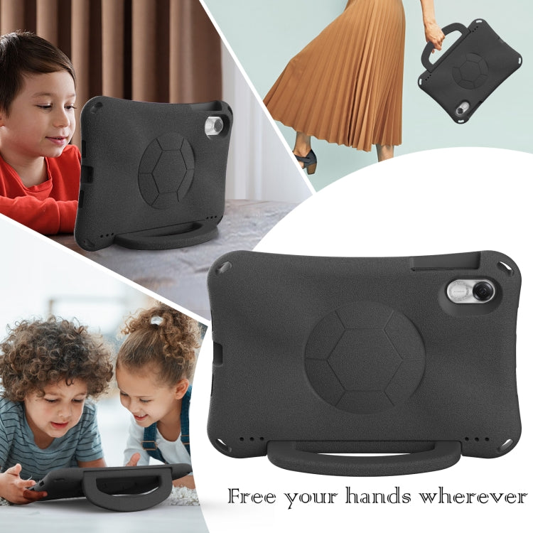 For Honor Pad X9 Handle Football Shaped EVA Shockproof Tablet Case(Black)